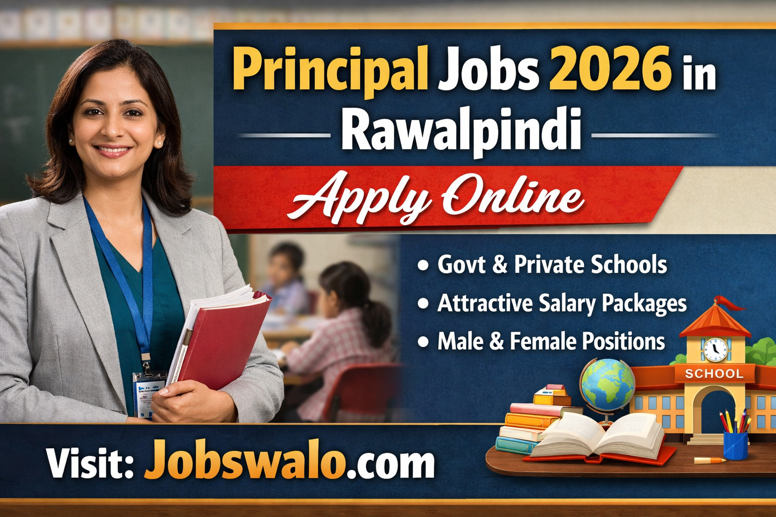 Principal Jobs 2026 – Latest School & College Principal Vacancies